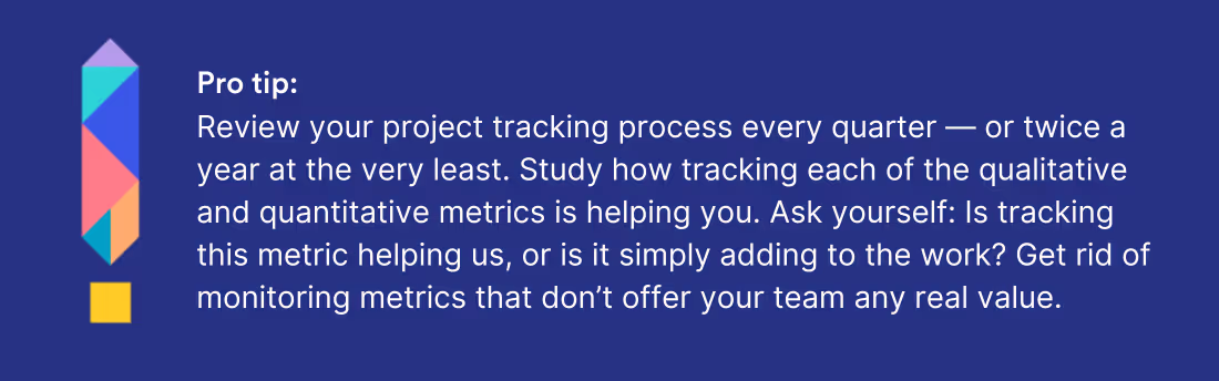 project progress tip